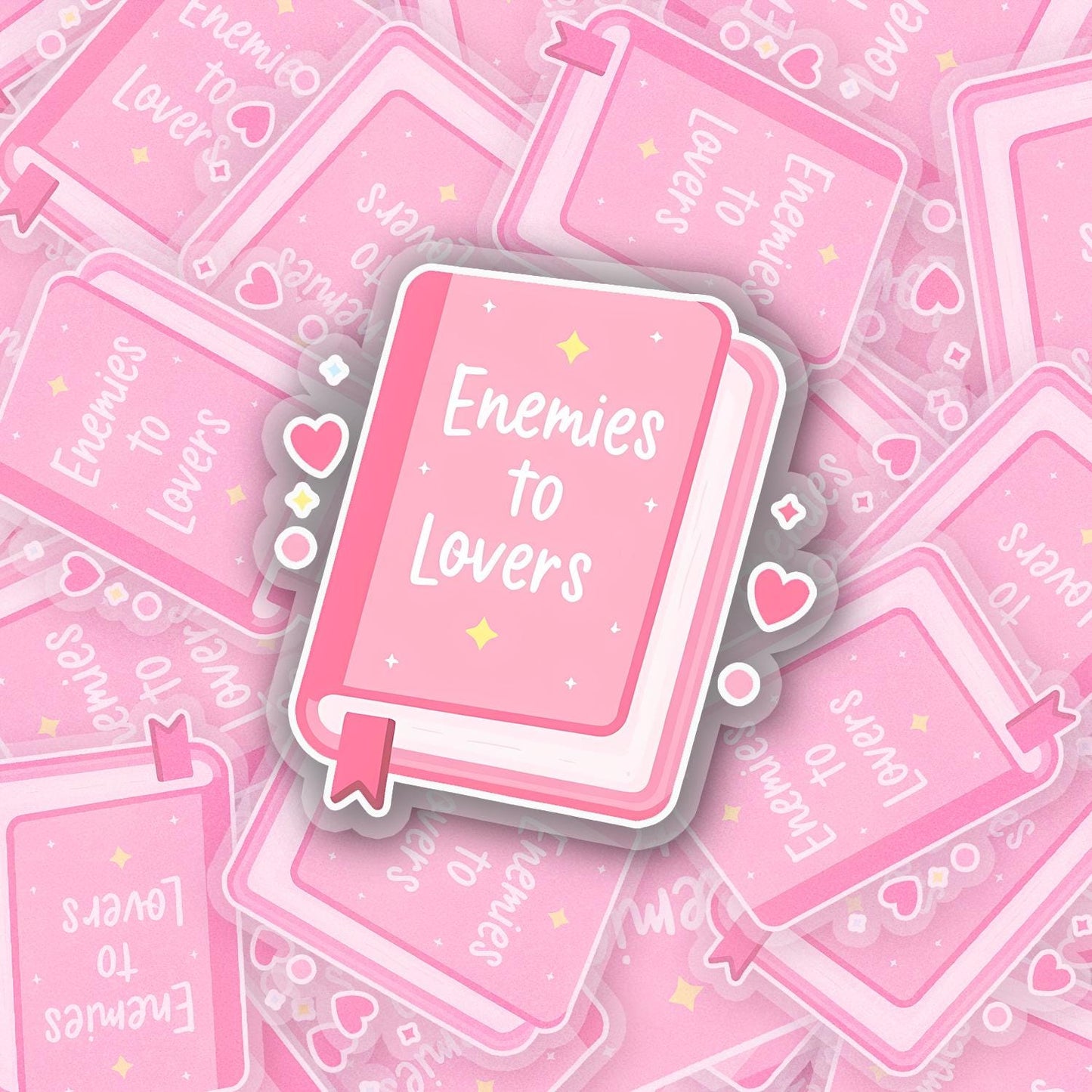 Enemies to Lovers 2.5'' Vinyl Sticker – (Glitter/Holographic or Glossy)