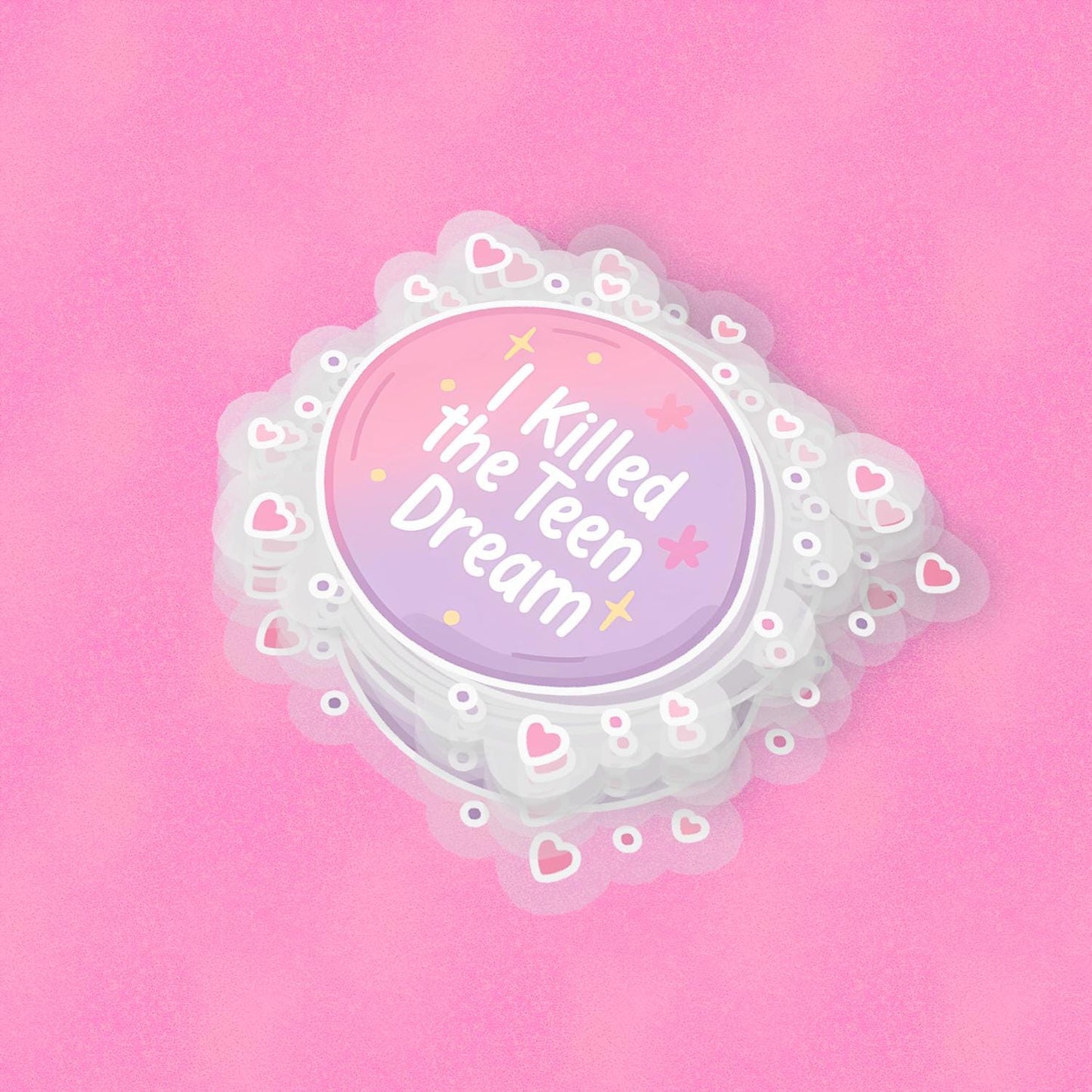Teen Dream 2.5'' Vinyl Sticker – (Glitter/Holographic or Glossy)