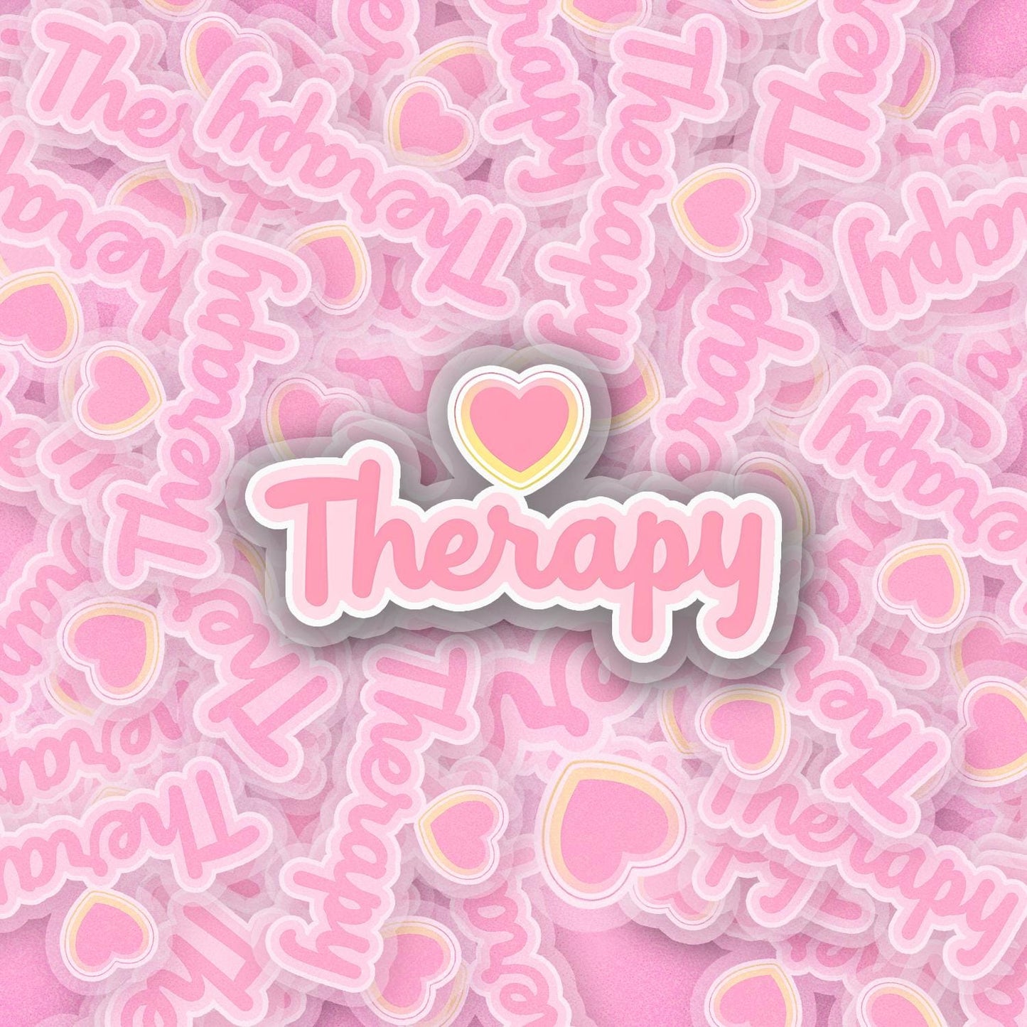 Therapy 2.5'' Vinyl Sticker – (Glitter/Holographic or Glossy)