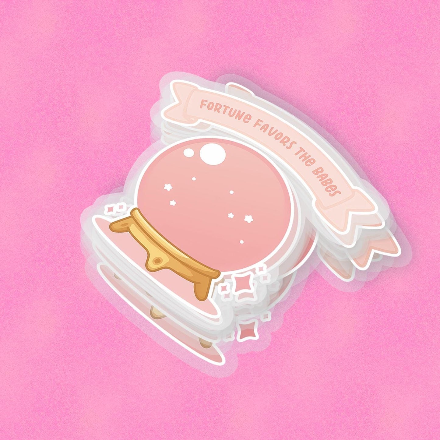 Fortune 2.5'' Vinyl Sticker – (Glitter/Holographic or Glossy)