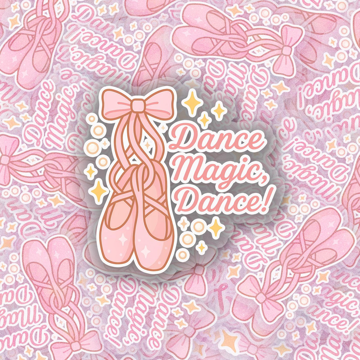 Dance Magic Dance 2.5'' Vinyl Sticker – (Glitter/Holographic or Glossy)
