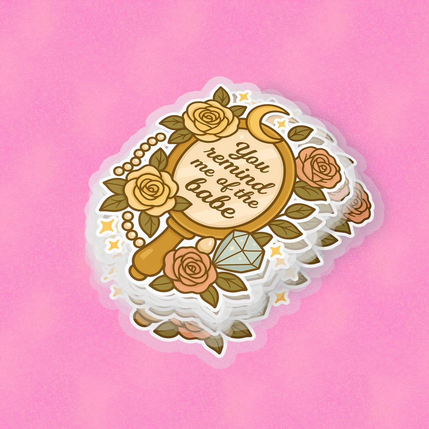 Magical Girl 2.5'' Vinyl Sticker – (Glitter/Holographic or Glossy)