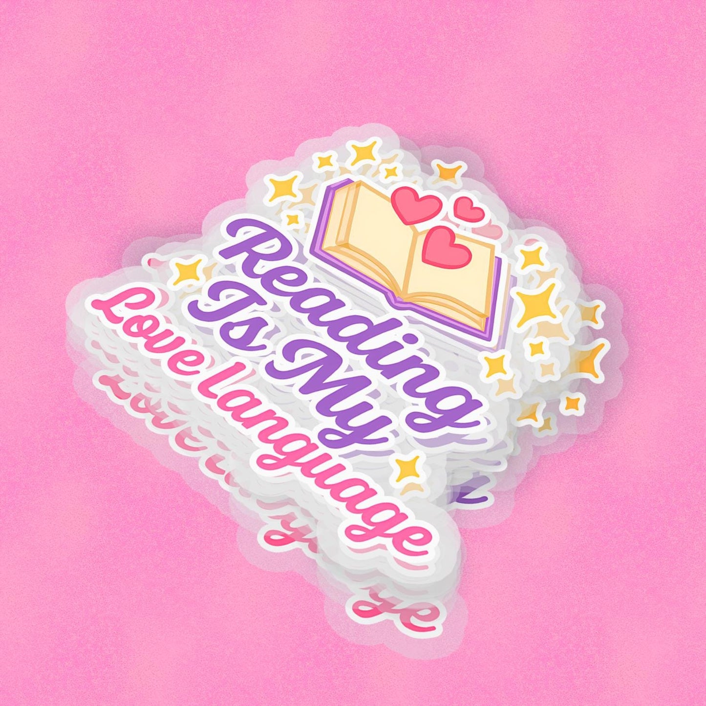 Love Language 2.5'' Vinyl Sticker – (Glitter/Holographic or Glossy)