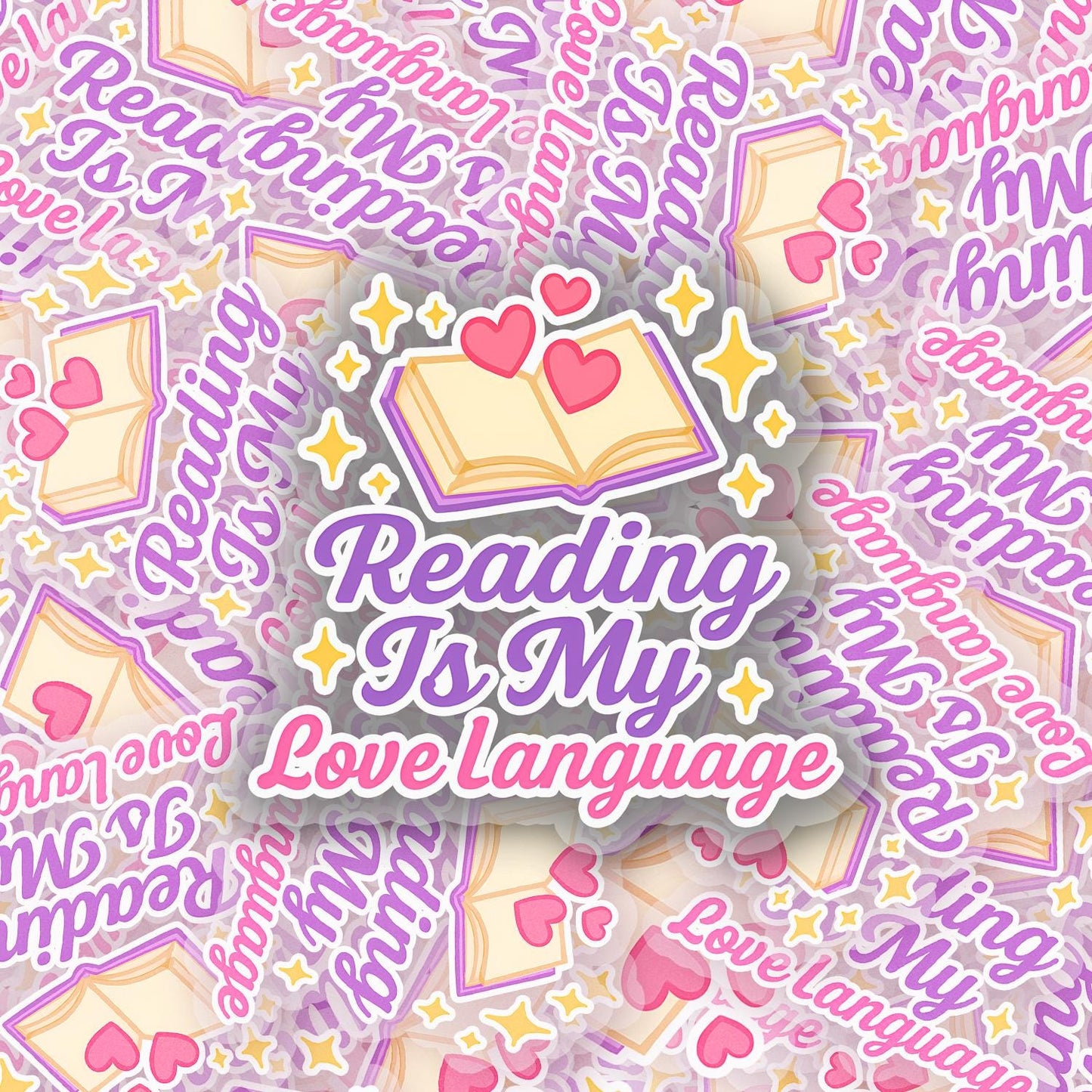 Love Language 2.5'' Vinyl Sticker – (Glitter/Holographic or Glossy)