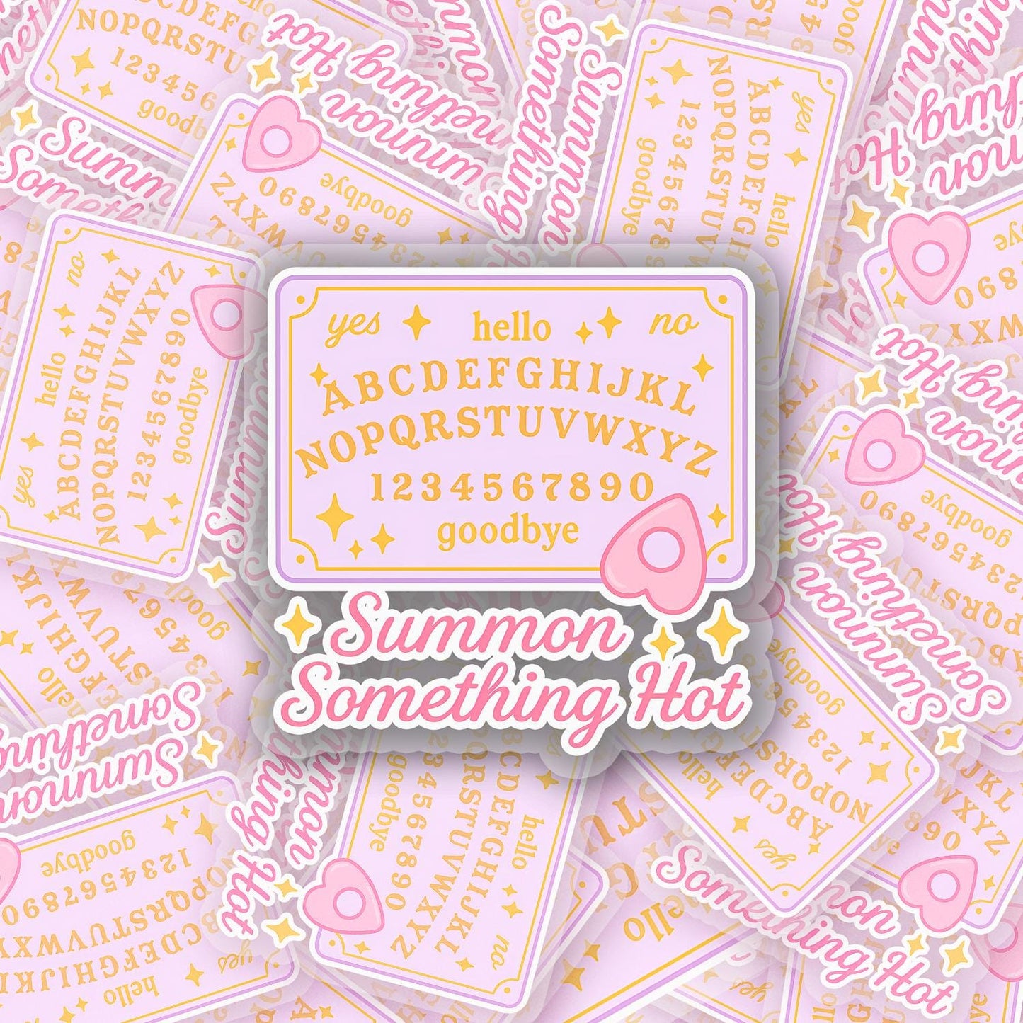 Something Hot 2.5'' Vinyl Sticker – (Glitter/Holographic or Glossy)