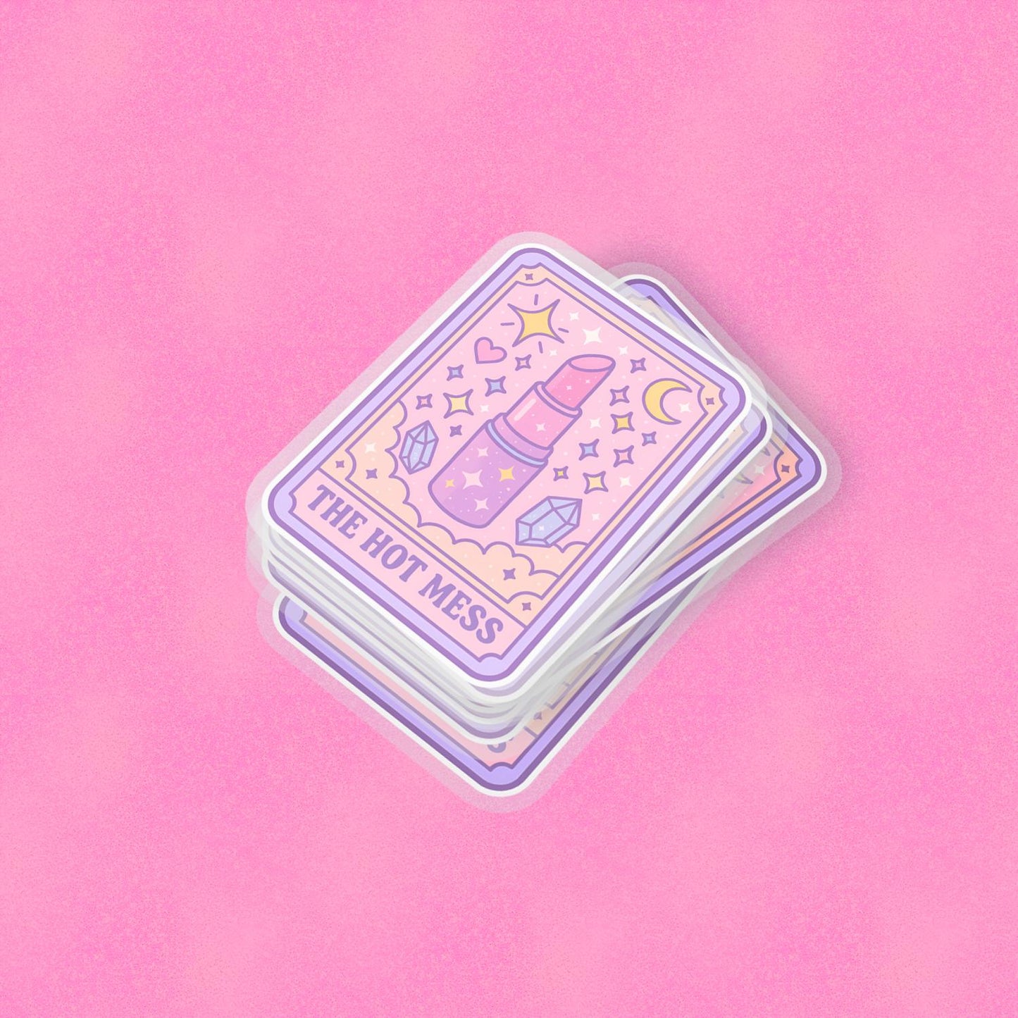 The Hot Mess 2.5'' Vinyl Sticker – (Glitter/Holographic or Glossy)