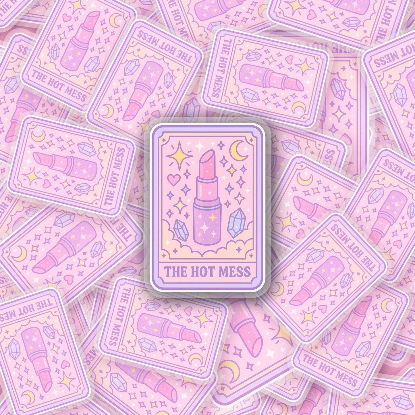The Hot Mess 2.5'' Vinyl Sticker – (Glitter/Holographic or Glossy)