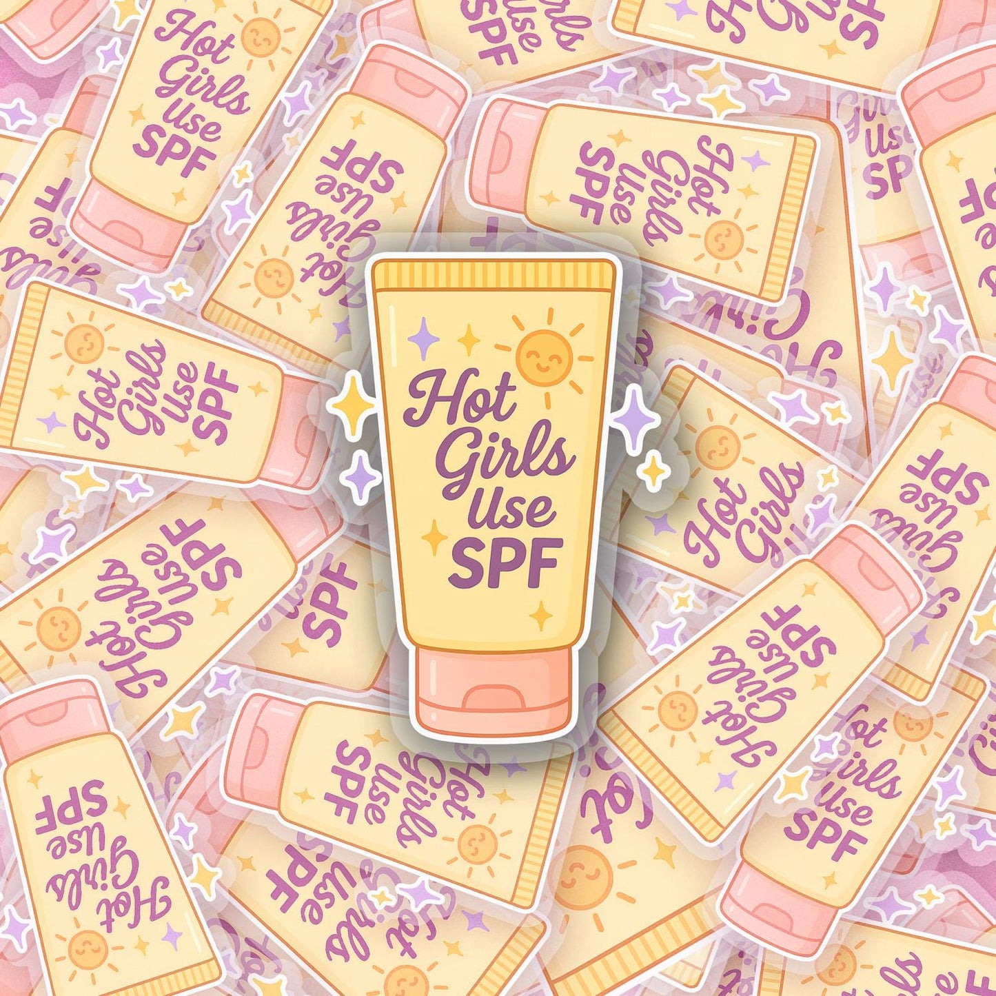 SPF 2.5'' Vinyl Sticker – (Glitter/Holographic or Glossy)