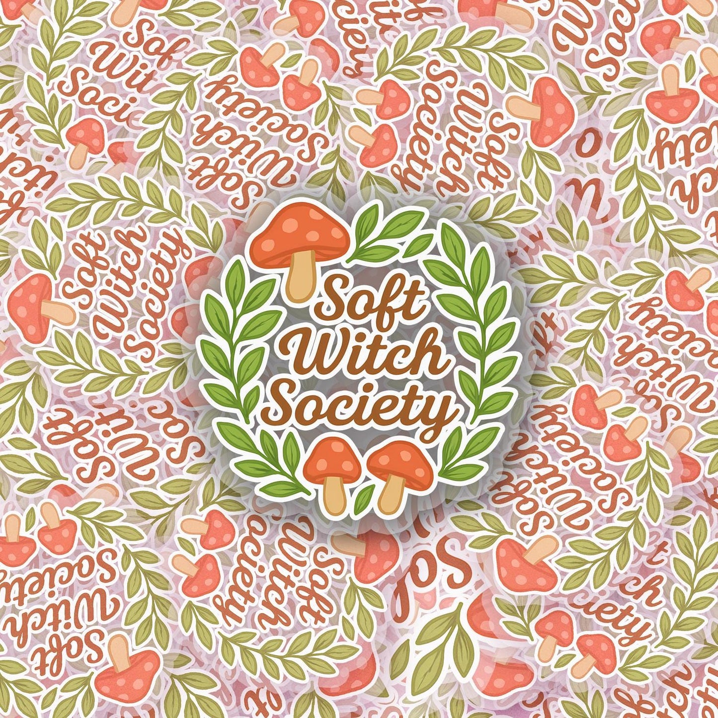 Soft Witch Society 2.5'' Vinyl Sticker – (Glitter/Holographic or Glossy)