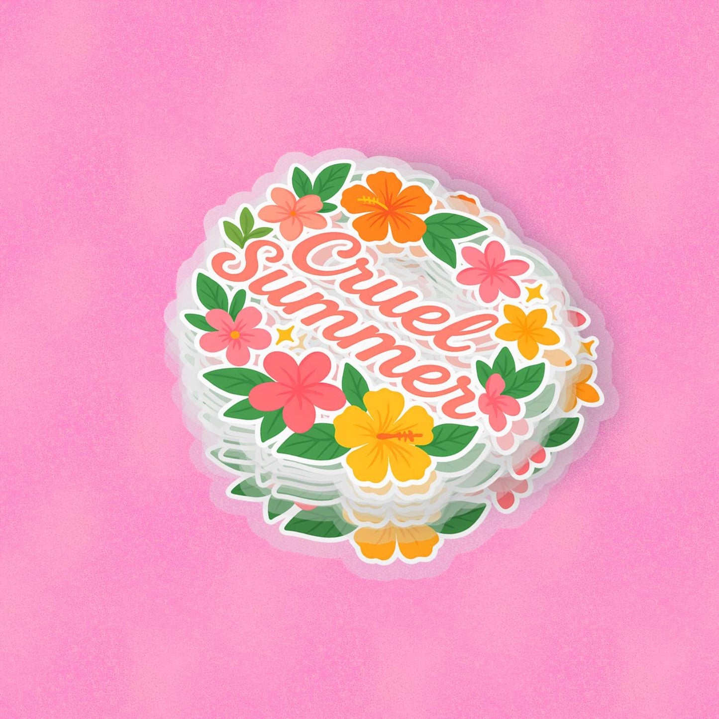 Cruel Summer 2.5'' Vinyl Sticker – (Glitter/Holographic or Glossy)