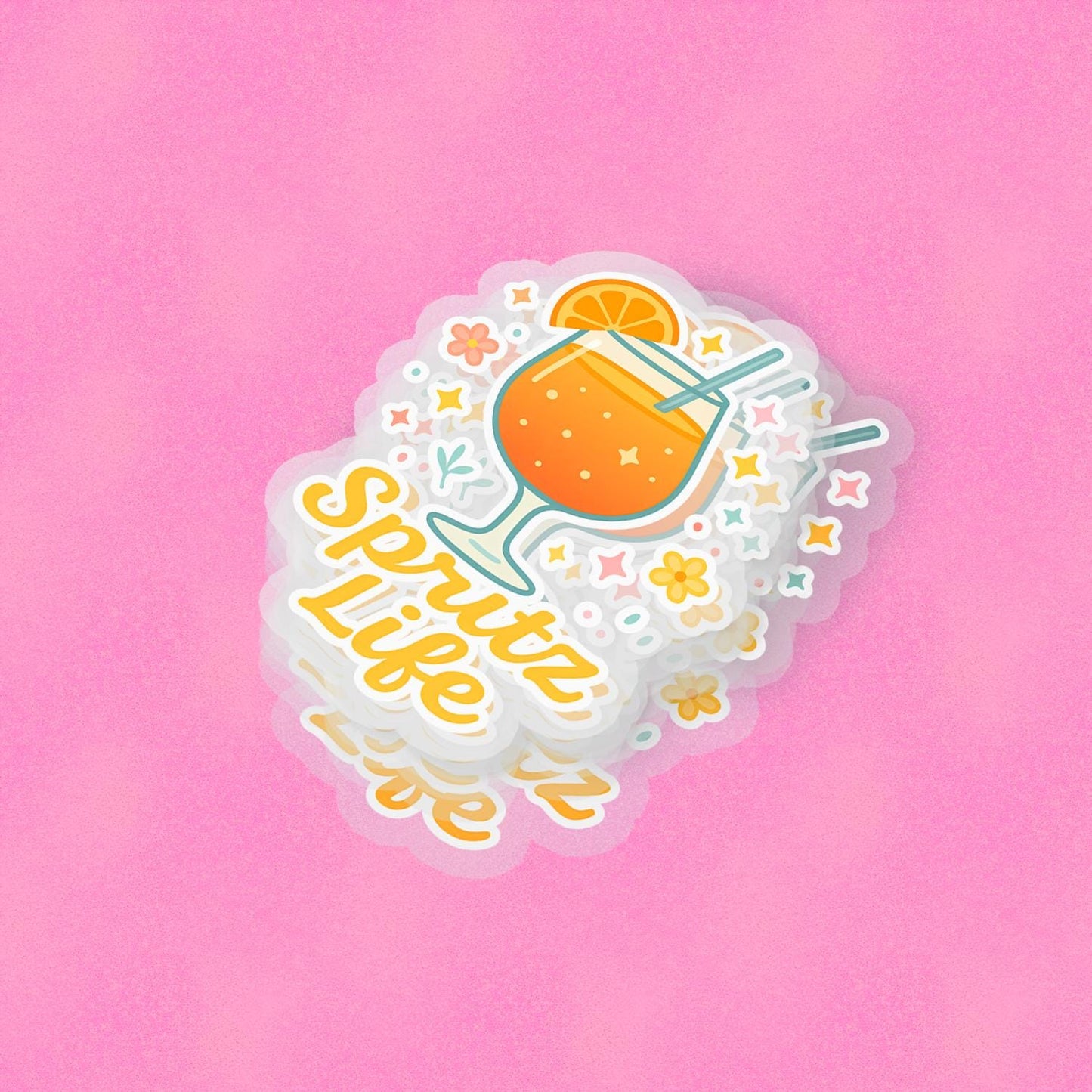 Spritz Life 2.5'' Vinyl Sticker – (Glitter/Holographic or Glossy)