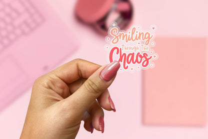 Chaos 2.5'' Vinyl Sticker –  (Glitter/Holographic or Glossy)