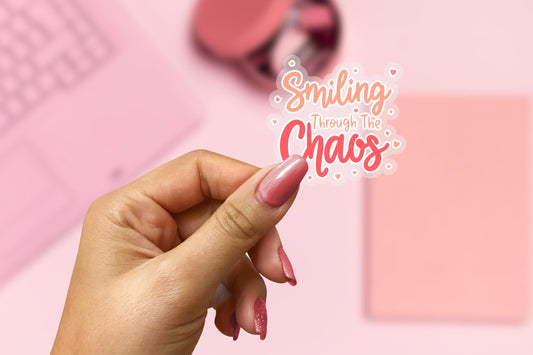 Chaos 2.5'' Vinyl Sticker –  (Glitter/Holographic or Glossy)