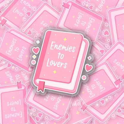 Enemies to Lovers 2.5'' Vinyl Sticker –  (Glitter/Holographic or Glossy)
