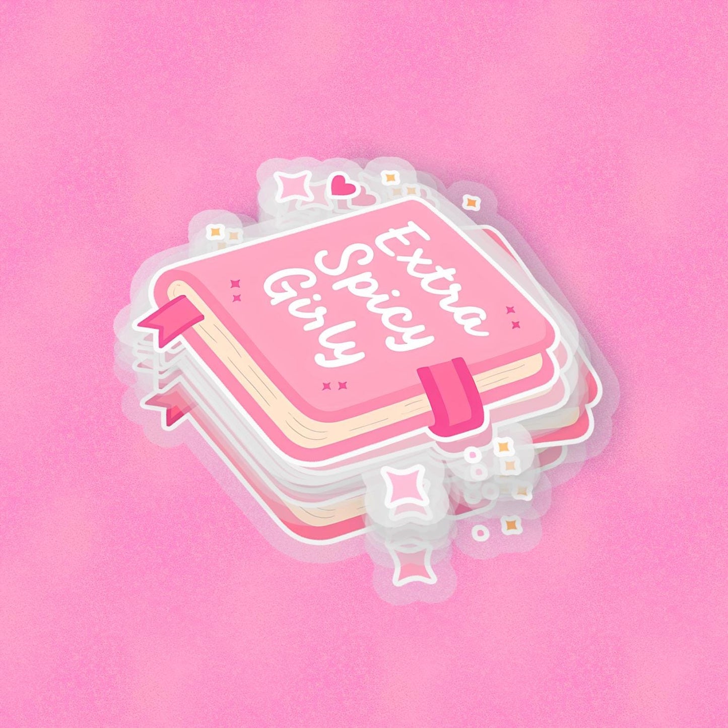 Extra Spicy 2.5'' Vinyl Sticker –  (Glitter/Holographic or Glossy)