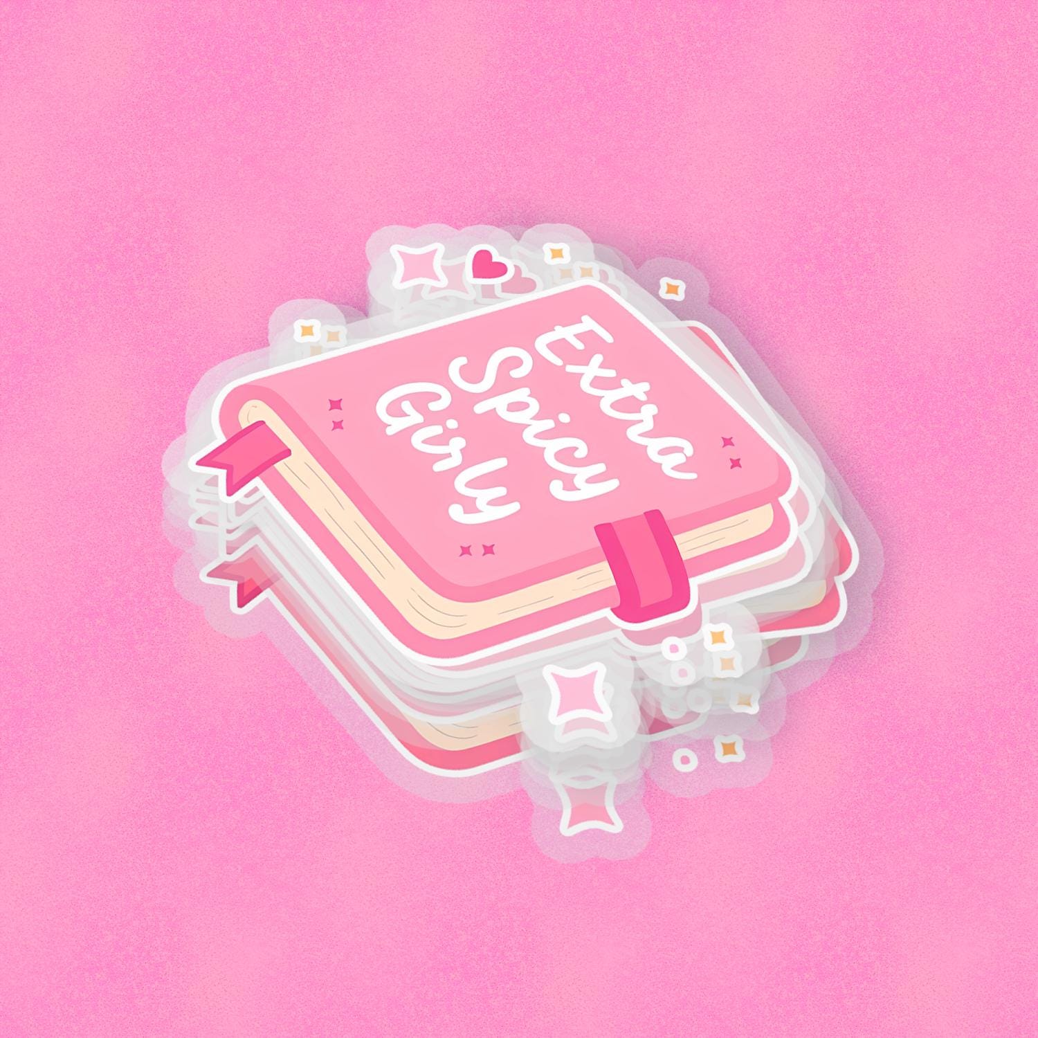 Extra Spicy 2.5'' Vinyl Sticker – (Glitter/Holographic or Glossy)