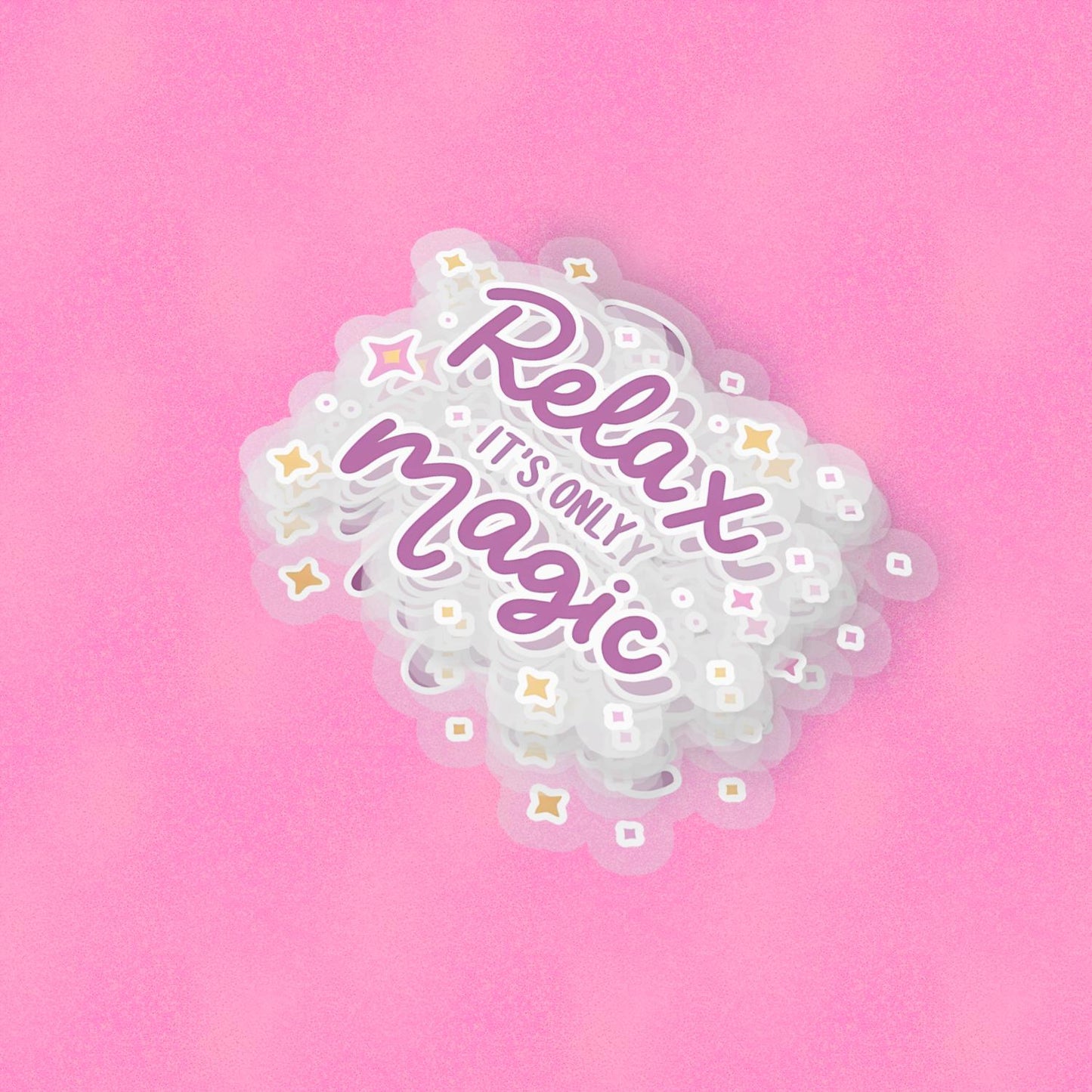 Only Magic 2.5'' Vinyl Sticker –  (Glitter/Holographic or Glossy)