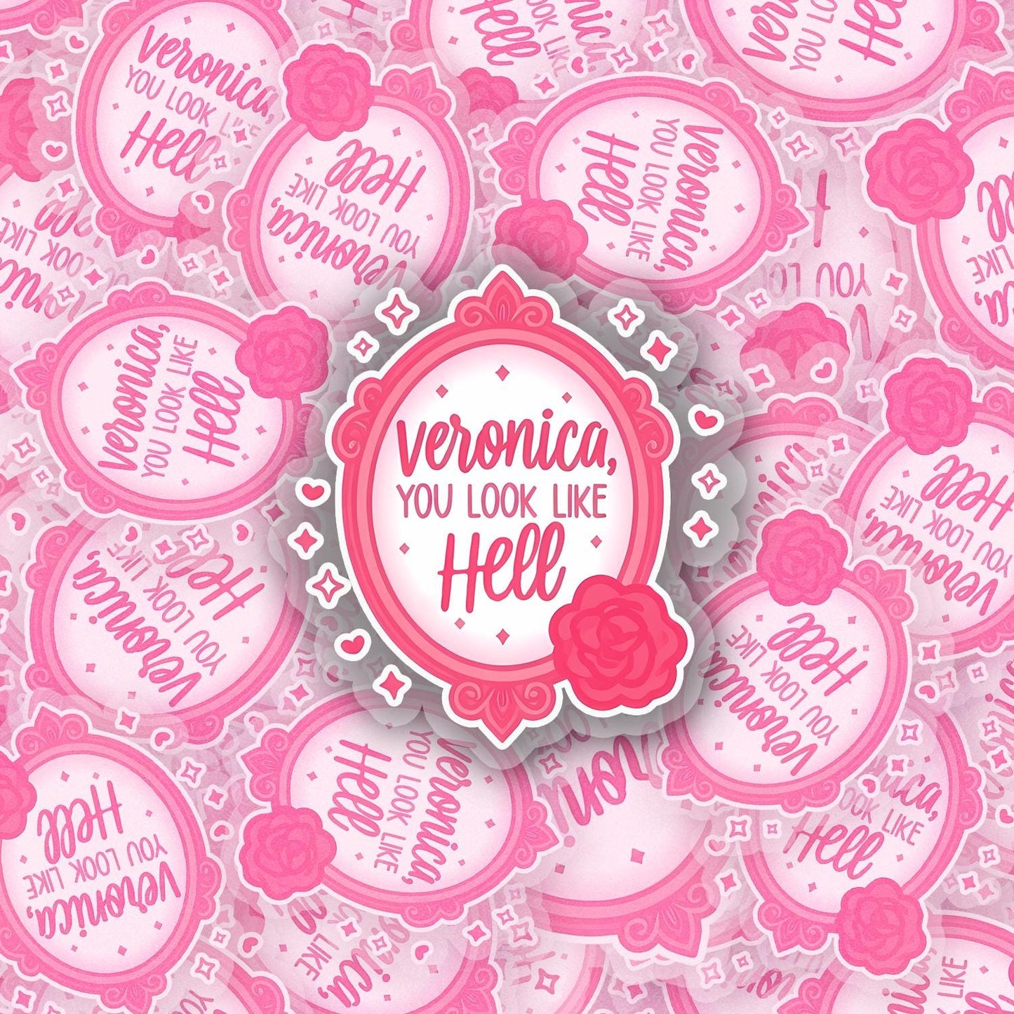 Veronica 2.5'' Vinyl Sticker – (Glitter/Holographic or Glossy)