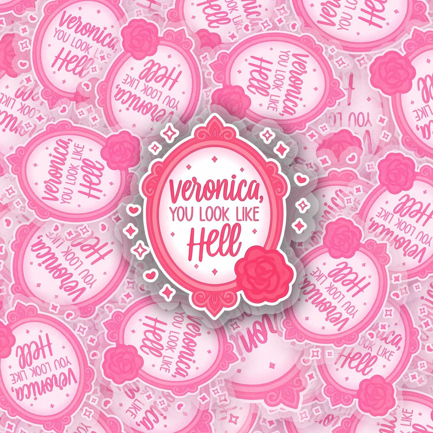 Veronica 2.5'' Vinyl Sticker – (Glitter/Holographic or Glossy)