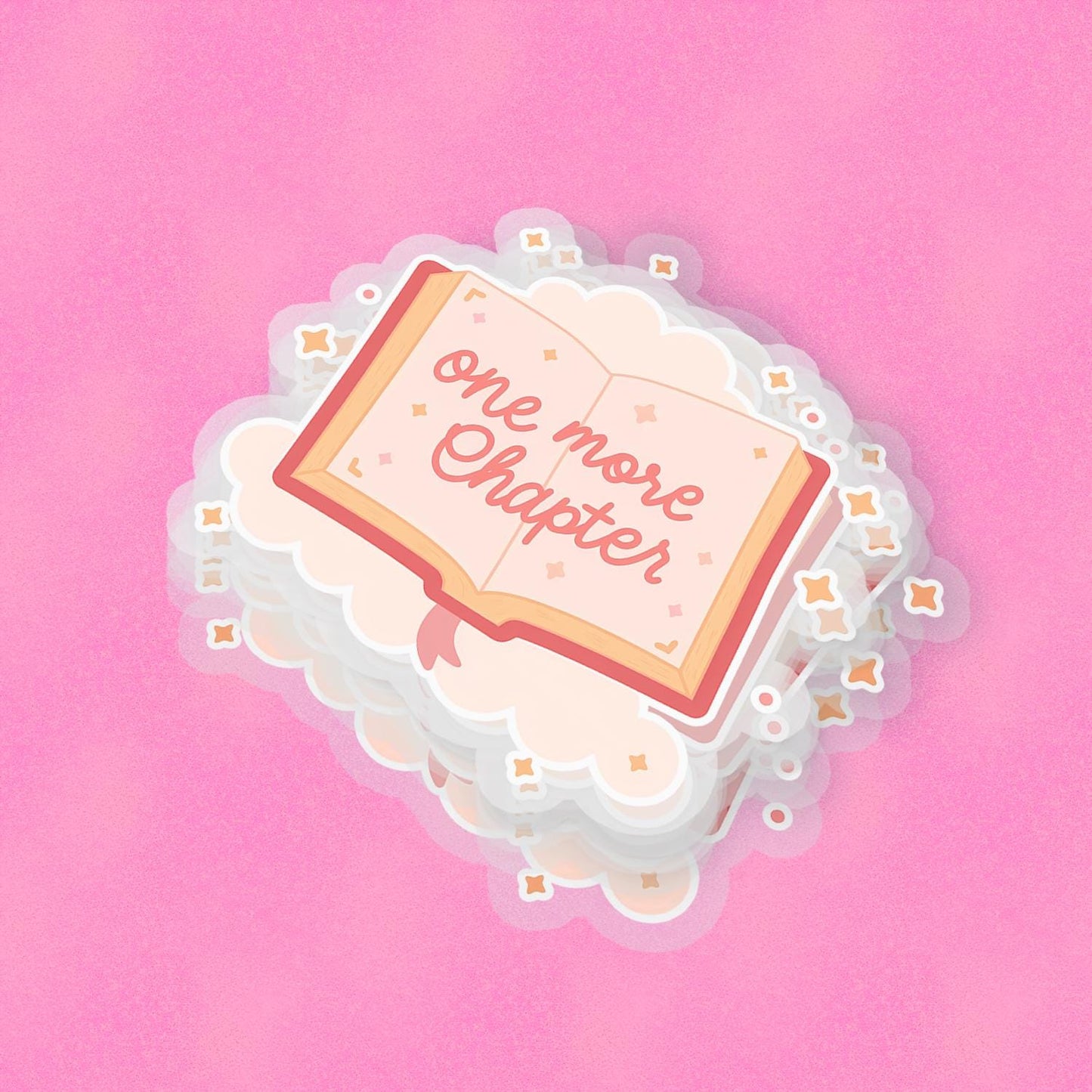 One More Chapter 2.5'' Vinyl Sticker –  (Glitter/Holographic or Glossy)