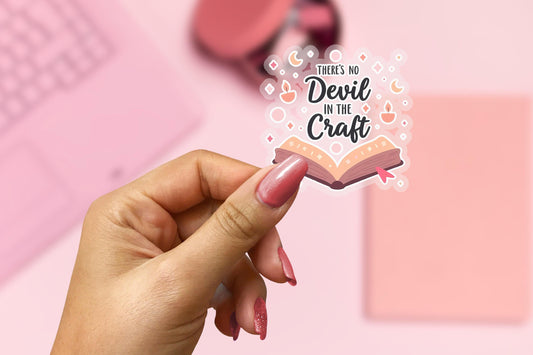 Devil in The Craft 2.5'' Vinyl Sticker –  (Glitter/Holographic or Glossy)