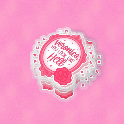 Veronica 2.5'' Vinyl Sticker –  (Glitter/Holographic or Glossy)