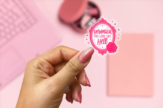 Veronica 2.5'' Vinyl Sticker –  (Glitter/Holographic or Glossy)