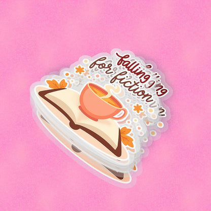 Falling For Fiction 2.5'' Vinyl Sticker –  (Glitter/Holographic or Glossy)
