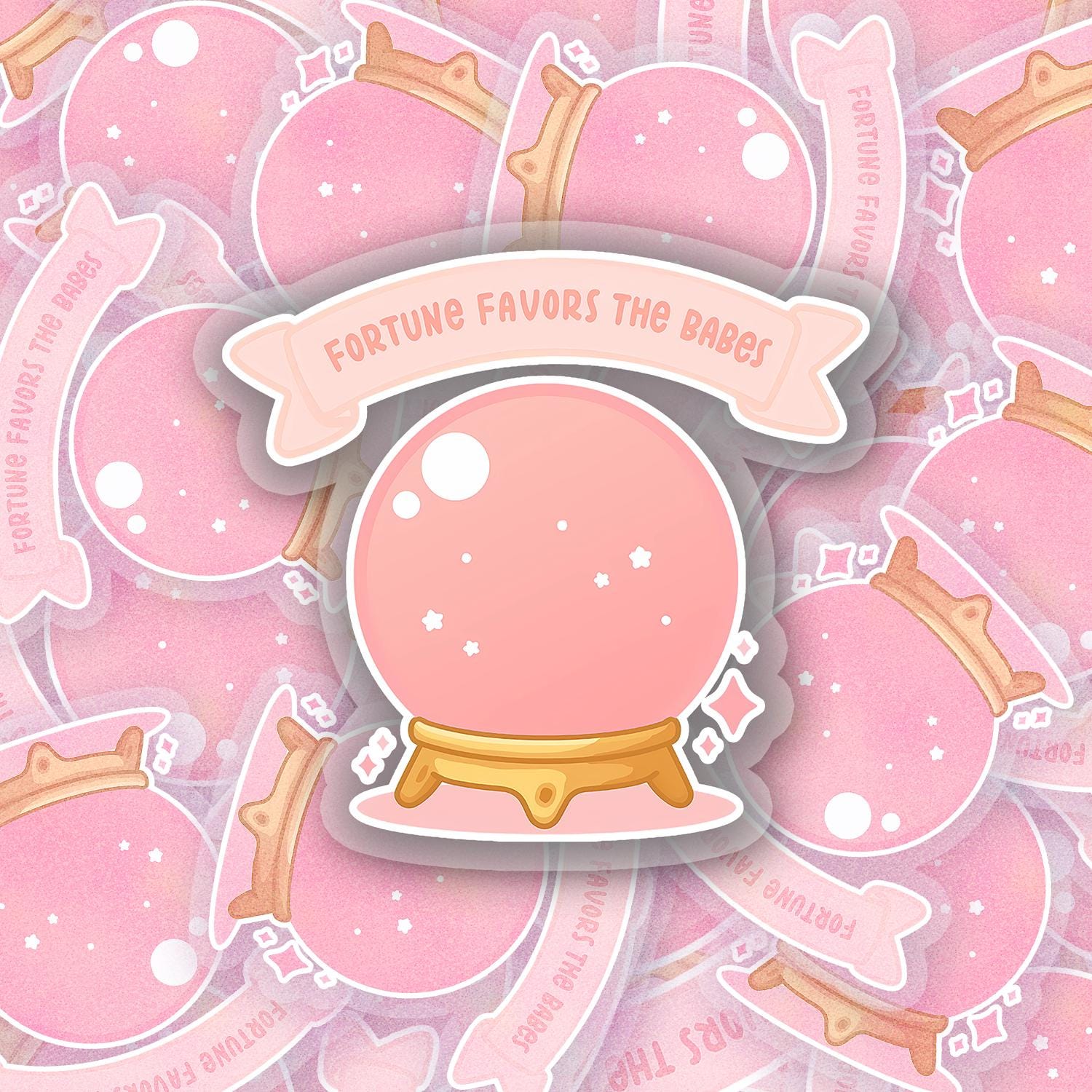 Fortune 2.5'' Vinyl Sticker – (Glitter/Holographic or Glossy)