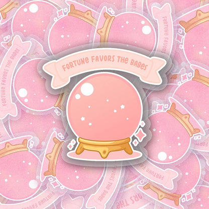 Fortune 2.5'' Vinyl Sticker – (Glitter/Holographic or Glossy)