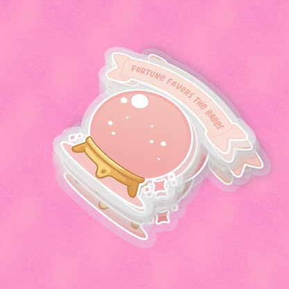 Fortune 2.5'' Vinyl Sticker –  (Glitter/Holographic or Glossy)
