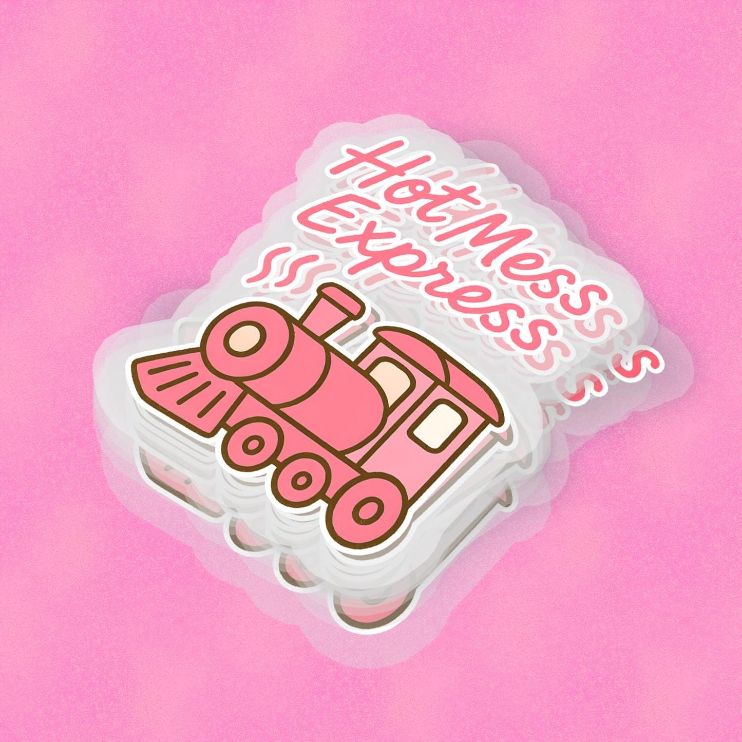 Hot Mess Express 2.5'' Vinyl Sticker – (Glitter/Holographic or Glossy)