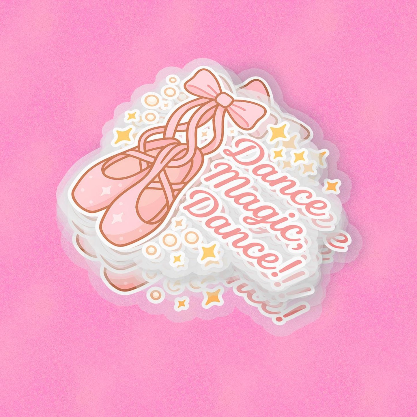 Dance Magic Dance 2.5'' Vinyl Sticker –  (Glitter/Holographic or Glossy)