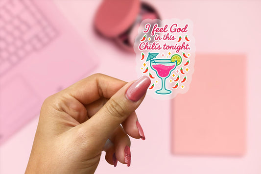 Chili's 2.5'' Vinyl Sticker –  (Glitter/Holographic or Glossy)
