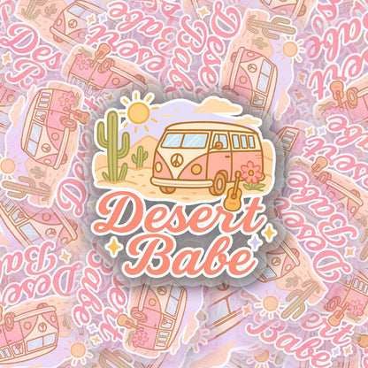 Desert Babe 2.5'' Vinyl Sticker – (Glitter/Holographic or Glossy)