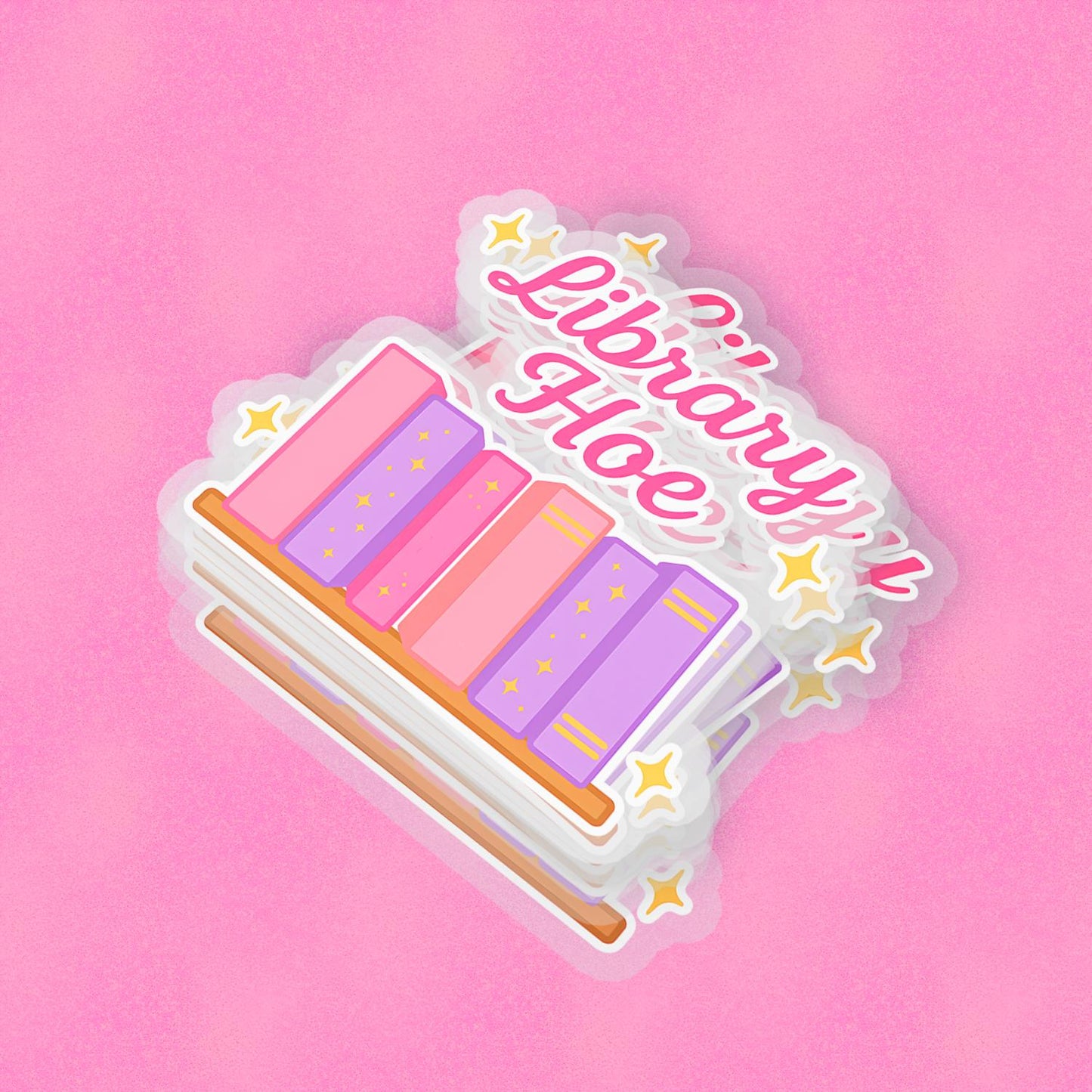 Library H*e 2.5'' Vinyl Sticker –  (Glitter/Holographic or Glossy)