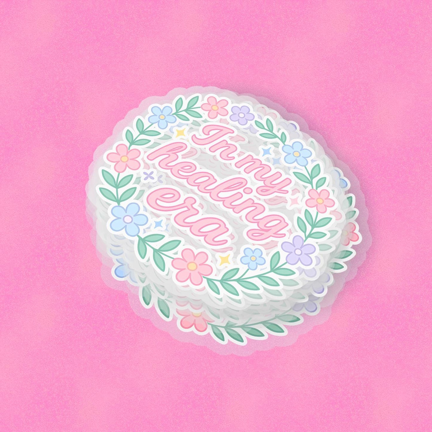 Healing Era 2.5'' Vinyl Sticker – (Glitter/Holographic or Glossy)