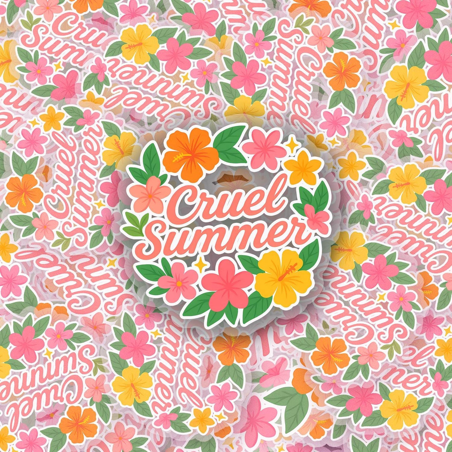Cruel Summer 2.5'' Vinyl Sticker – (Glitter/Holographic or Glossy)