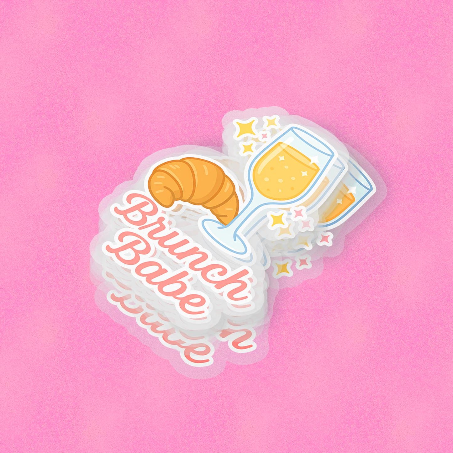 Brunch Babe 2.5'' Vinyl Sticker –  (Glitter/Holographic or Glossy)