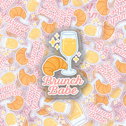 Brunch Babe 2.5'' Vinyl Sticker –  (Glitter/Holographic or Glossy)