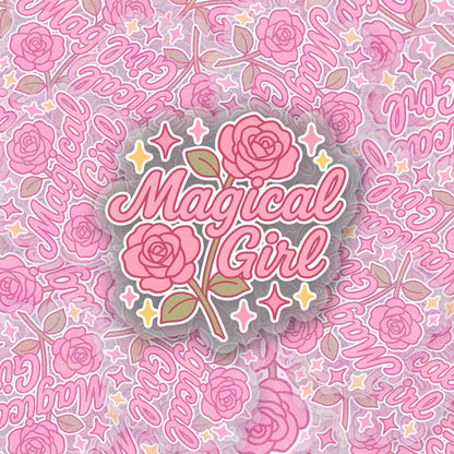 Magical Girl 2.5'' Vinyl Sticker –  (Glitter/Holographic or Glossy)
