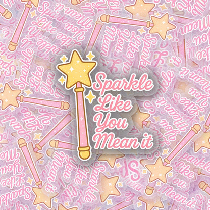 Sparkle 2.5'' Vinyl Sticker –  (Glitter/Holographic or Glossy)