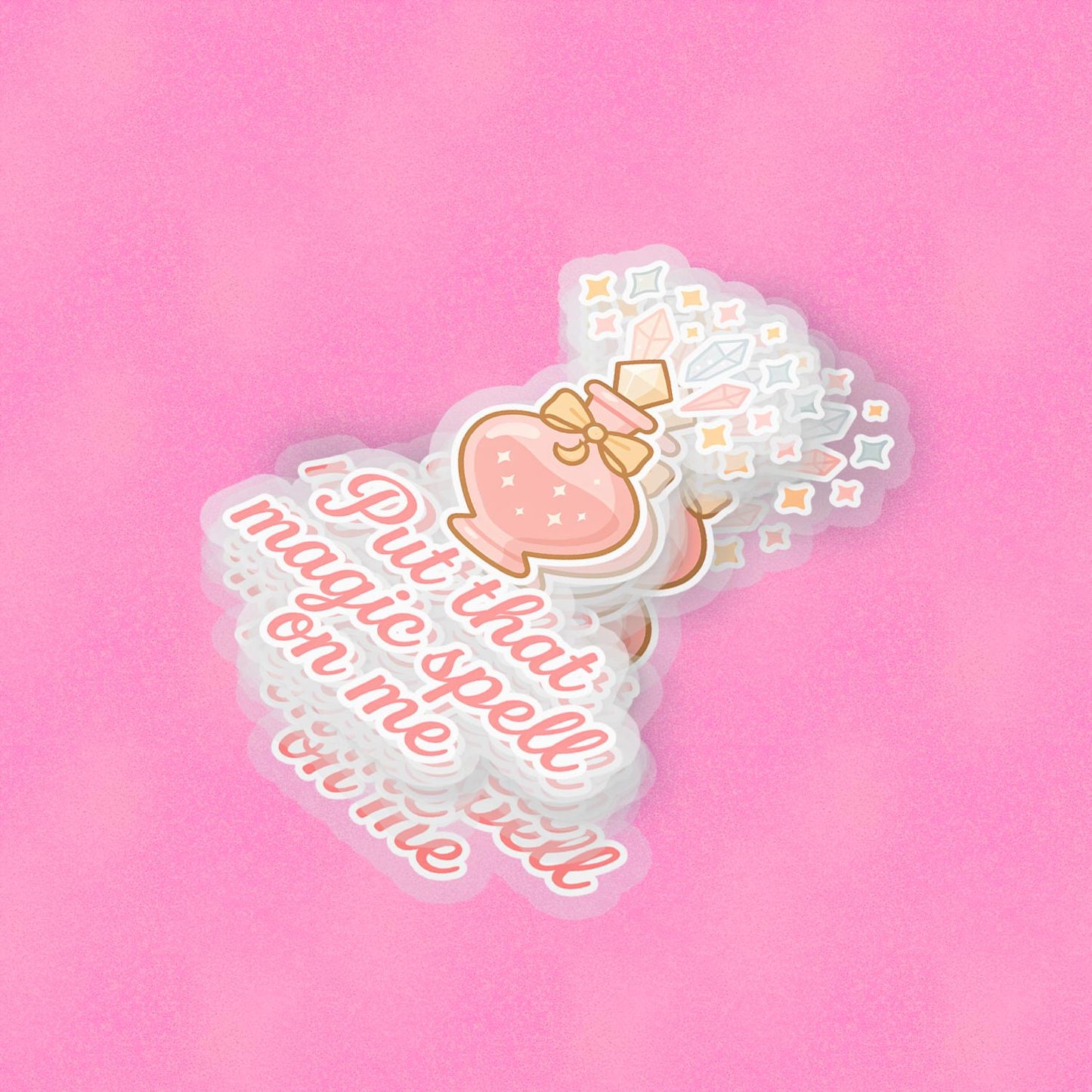 Magic Spell 2.5'' Vinyl Sticker –  (Glitter/Holographic or Glossy)