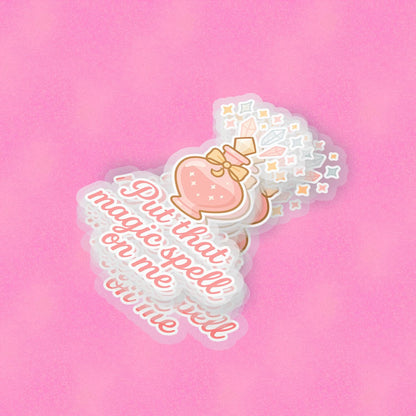 Magic Spell 2.5'' Vinyl Sticker – (Glitter/Holographic or Glossy)