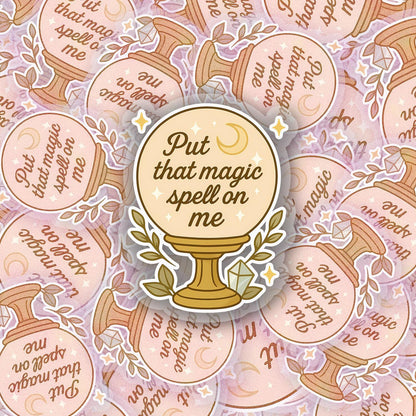 Magic Spell V2 2.5'' Vinyl Sticker – (Glitter/Holographic or Glossy)