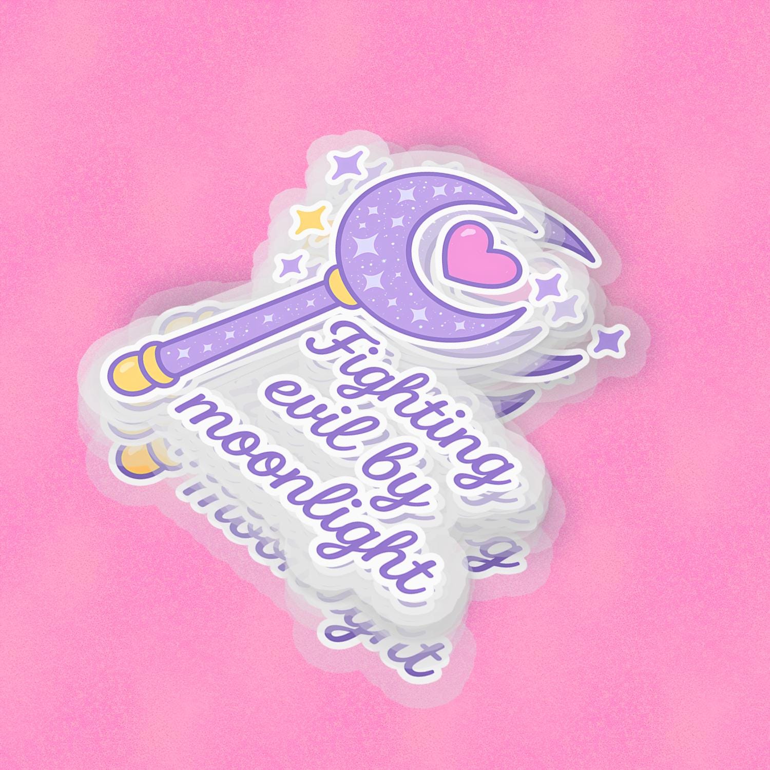 Fighting Evil 2.5'' Vinyl Sticker – (Glitter/Holographic or Glossy)