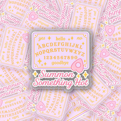 Something Hot 2.5'' Vinyl Sticker –  (Glitter/Holographic or Glossy)