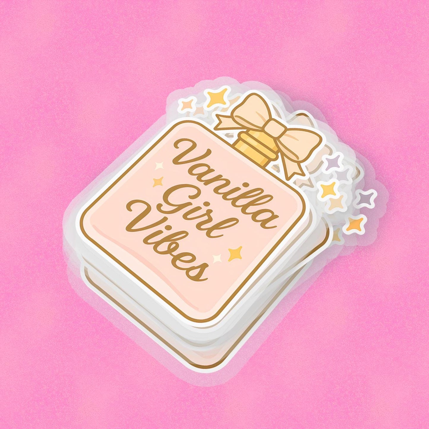 Vanilla Girl 2.5'' Vinyl Sticker –  (Glitter/Holographic or Glossy)