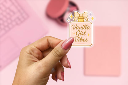 Vanilla Girl 2.5'' Vinyl Sticker –  (Glitter/Holographic or Glossy)
