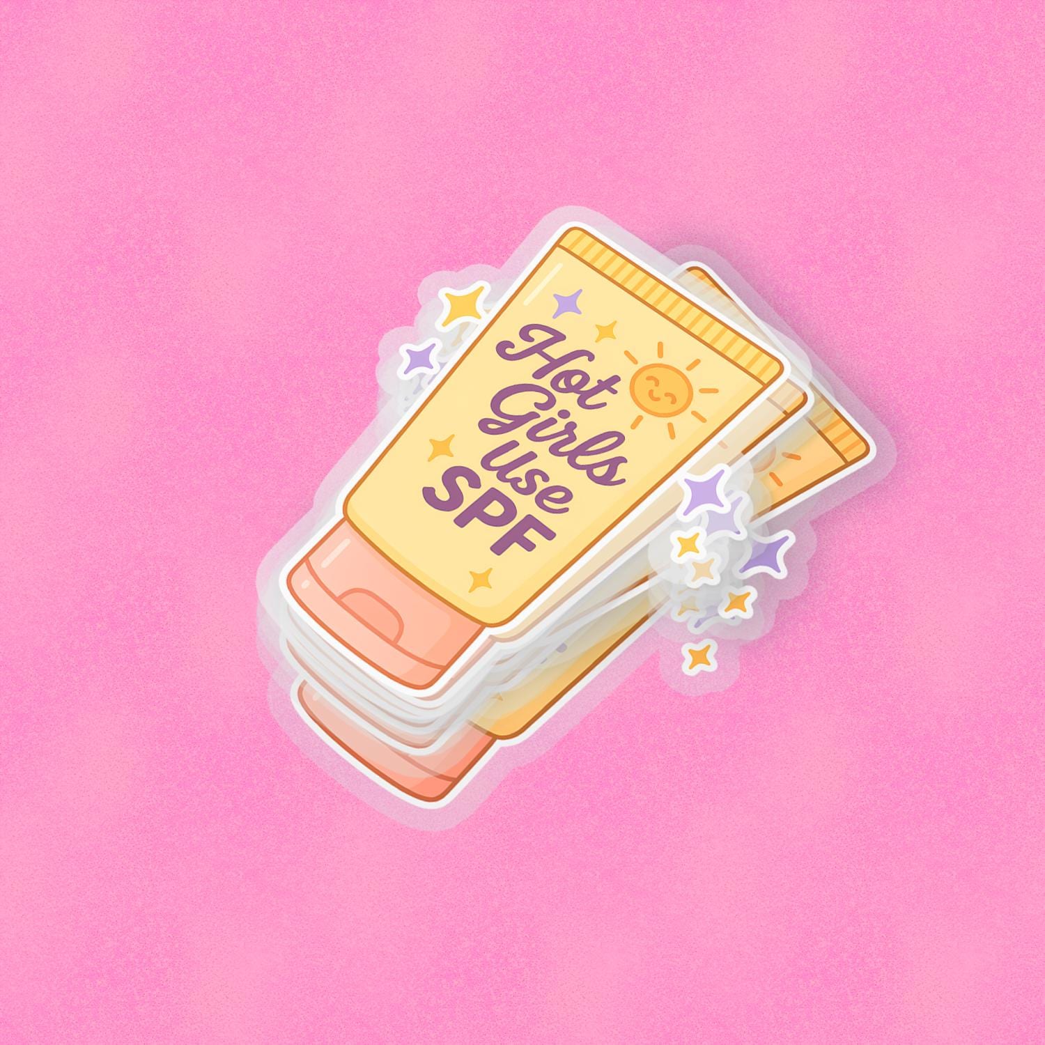 SPF 2.5'' Vinyl Sticker – (Glitter/Holographic or Glossy)